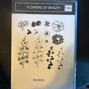Temu Stamps and Dies Flowers of Beauty